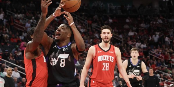 杜兰特18+12马尔卡宁29分 火箭大胜爵士